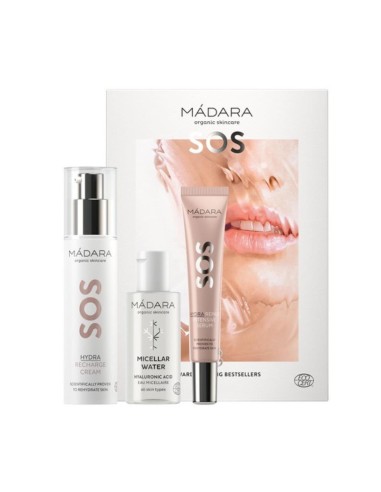 Mádara Madara Sos Hydra Recgarge Crema Pack 1un Agua Micelar 1u Serum Mádara Madara Sos Hydra Recgarge Crema Pack 1un Agua Micelar 1u Serum
