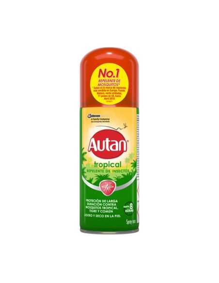 Autan Tropical Repellent Sec Vaporisateur 100ml