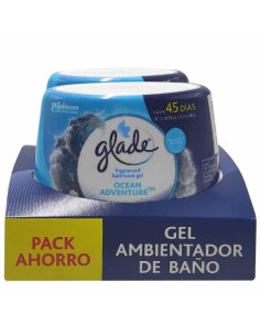 Glade Fraganced Bathroom Gel Ocean Aventure 2 Unités