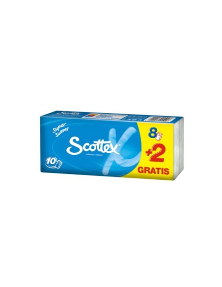 Scottex Pochette 3 Couches 10 Unités
