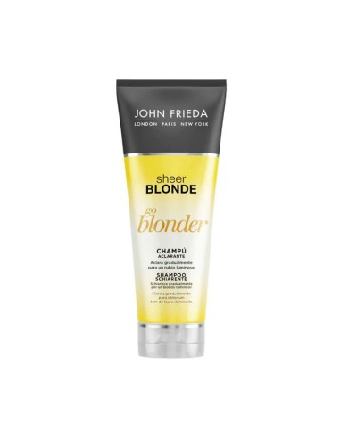 John Frieda Sheer Blonde Go Blonder Éclaircissant Shampooing 250ml John Frieda Sheer Blonde Go Blonder Éclaircissant Shampooing 250ml