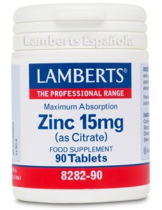 Lamberts Zinc 15 Mg 90 Tabs