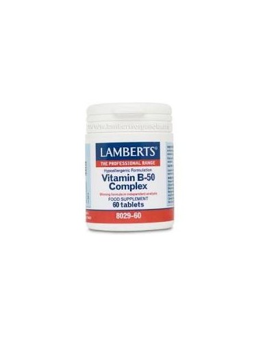 Lamberts Vit B 50 Complex 60 Tabs Lamberts Vit B 50 Complex 60 Tabs