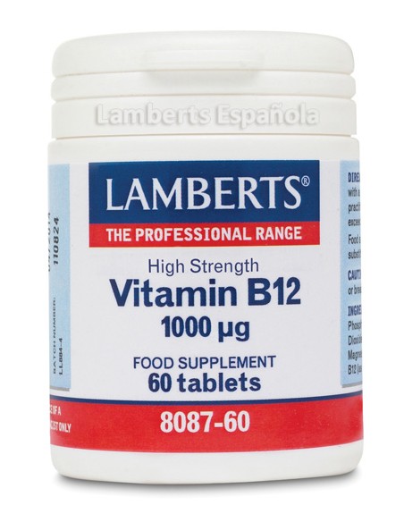 Lamberts Vitamina B12 1000-Ug 60 Tabs