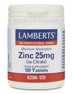 Lamberts Citrato De Zinc 25 Mg 120 Caps