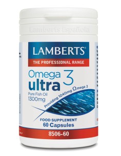 Lamberts Omega 3 Ultra Aceite De Pescado Puro 1300mg 60