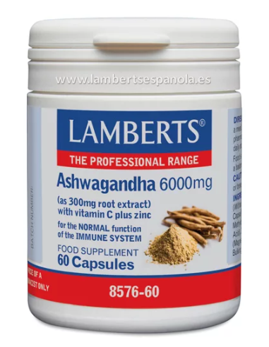 Lamberts Ashwagandha 6000 Mg 60 Cap Lamberts Ashwagandha 6000 Mg 60 Cap
