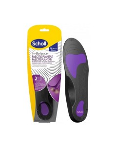 Semelles Scholl In-Balance Fasciite Plantaire 2 Pièces Taille L
