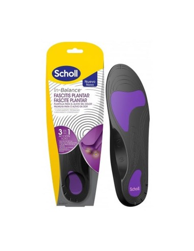 Semelles Scholl In-Balance Fasciite Plantaire 2 Pièces Taille L Semelles Scholl In-Balance Fasciite Plantaire 2 Pièces Taille L
