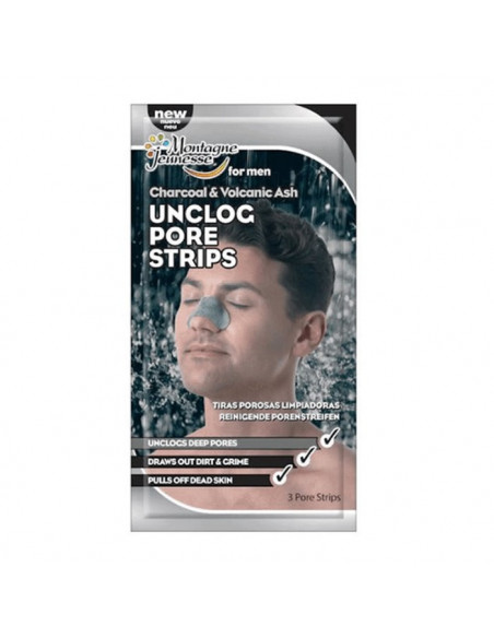 Montagne Jeunesse Charcoal & Volcanic Ash Unclog Pore Strips 3 Units