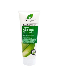 Dr Organic Aloe Vera Lait Corps 200ml