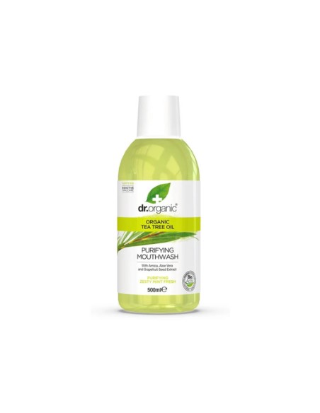 Dr Organic Tea Tree Mouthwash 500ml