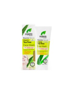 Dr Organic Tea Tree Nettoyant Visage 200ml