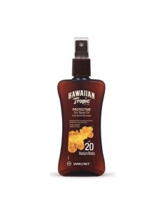 Hawaiian Tropic Protective Dry Spray Oil Spf20 Medium 200ml