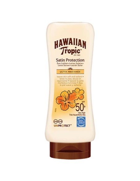 Hawaiian Tropic Satin Protection Ultra Radiance Lotion Solaire Spf50 1