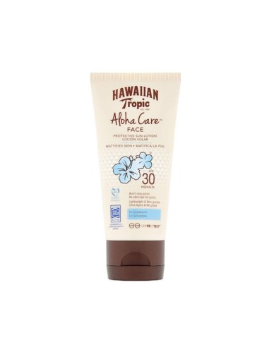 Hawaiian Tropic Aloha Care Lotion Solaire Visage Spf30 90ml