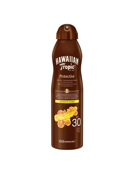 Hawaiian Tropic Coconut y Mango Aceite Spf30 180ml Spray
