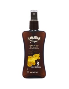 Hawaiian Tropic Protective Dry Spray Oil Spf8 Low 200ml