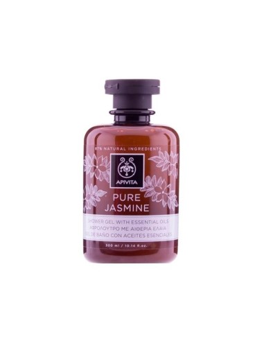 Apivita Gel de Bain aux Huiles Essentielles de Jasmin Pur 250ml