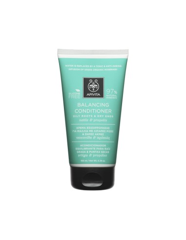 Apivita Balancing Conditioner Oily Root & Dry End 150ml Apivita Balancing Conditioner Oily Root & Dry End 150ml
