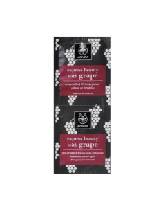 Apivita Anti-Wrinkle And Firming Mask With Grape 2x8ml