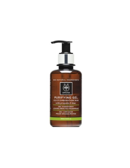 Apivita Gel Nettoyant Propolis Et Lima 200ml