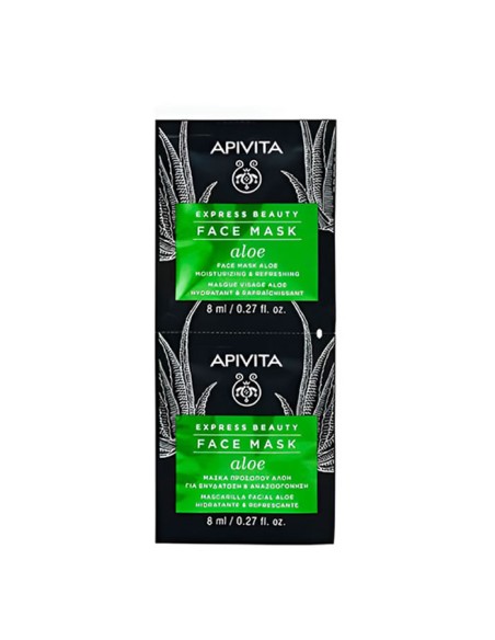 Apivita Masque hydratant rafraîchissant 2x8ml
