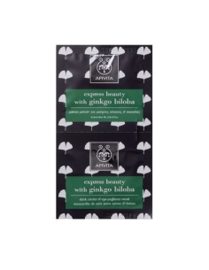 Apivita Dark Circles And Eye-Puffiness Mask With Ginkgo Biloba 2x2ml