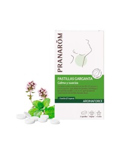 Pranarôm Aromaforce Pastilles pour la Gorge 21 Unités