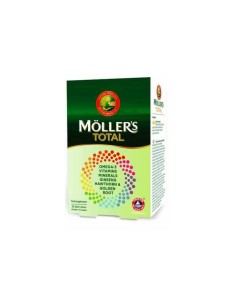 Möller's Total Multivitamins + Omega-3 (28 Comprimés + 28 Perles)