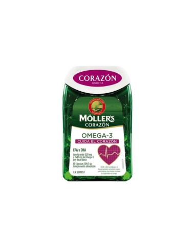 Moller's Heart Oméga-3 80 Gélules Moller's Heart Oméga-3 80 Gélules