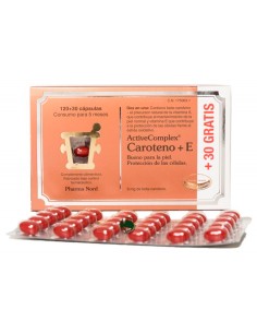 Pharma Nord Active Complex Caroteno+ E 120+30 Capsules