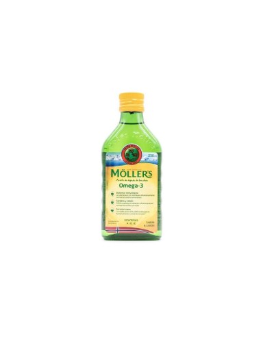 Moller´s Möller's Huile De Foie De Morue Aromatisée Au Citron 250ml Moller´s Möller's Huile De Foie De Morue Aromatisée Au Citron 250ml
