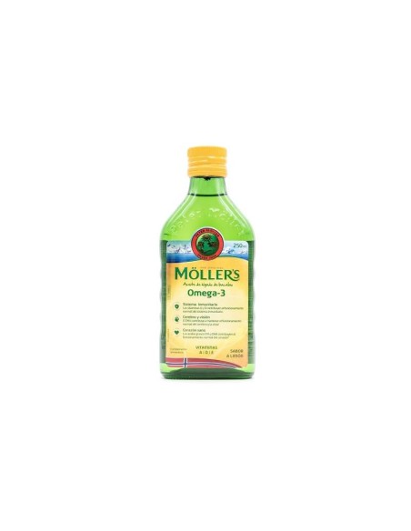 Moller´s Möller's Huile De Foie De Morue Aromatisée Au Citron 250ml