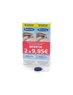 Salvelox Pack Solution Unique Lentilles 2x360ml