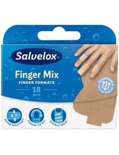Salvelox Finger Mix Pansement Pour Les Doigts 18 Unités