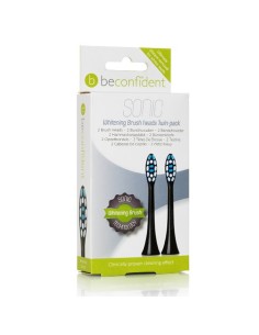 Beconfident Sonic Whitening Brush Heads Black 2 Units