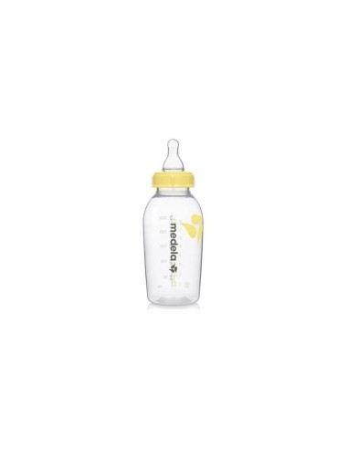 Medela Flacon Tétine Silicone Moyen Débit 250ml Medela Flacon Tétine Silicone Moyen Débit 250ml