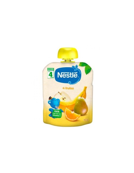 Nestle 3x Nestlé Naturnes Purée 4 Fruits 6 Mois 90g
