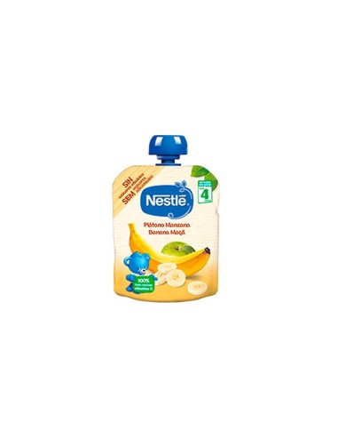 Nestle 3x Nestlé Naturnes Purée Pomme Banane 6 Mois 90g Nestle 3x Nestlé Naturnes Purée Pomme Banane 6 Mois 90g