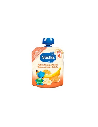 Nestle Naturnes Banane - Orange - Biscuit 6m 90g