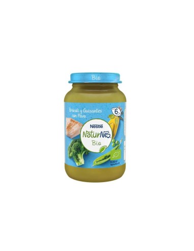 Nestle Nestlé Naturnes Bio Tarrito Brócoli, Guisantes y Pavo 6m 190g Nestle Nestlé Naturnes Bio Tarrito Brócoli, Guisantes y Pavo 6m 190g