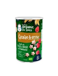 Gerber Snack Organic Céréales et Framboises 35g