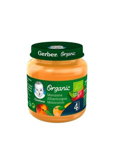 Gerber Organic Pomme Abricot Pêche 125g