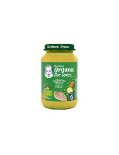 Gerber Organic Poulet Aux Pois Et Aux Pommes De Terre 1U 190g