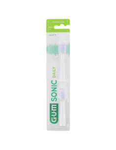 Gum Sonic Daily Refills White Brush 2U