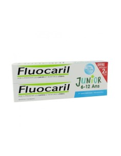 Fluocaril Junior 6-12 Años Pasta Dentífrica 2 Ud De 75ml