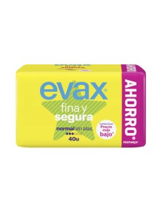 Evax Fina & Segura Normal Serviettes Hygiéniques 40 Unités