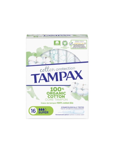 Tampax Organic Super Tampon 16 Unités