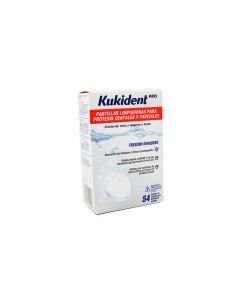 Kukident Prosthesis Cleaning Tablets 54 Units
